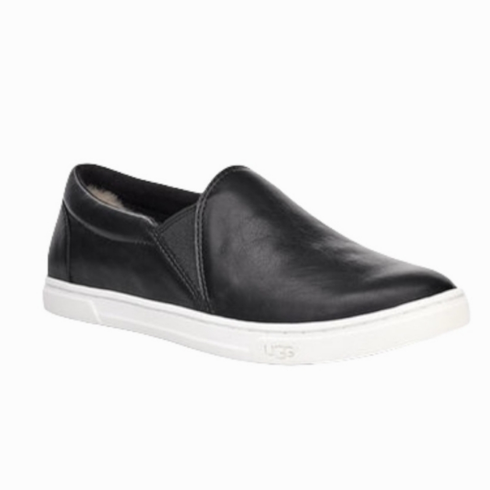 UGG Kitlyn Black Slip-On Sneakers
